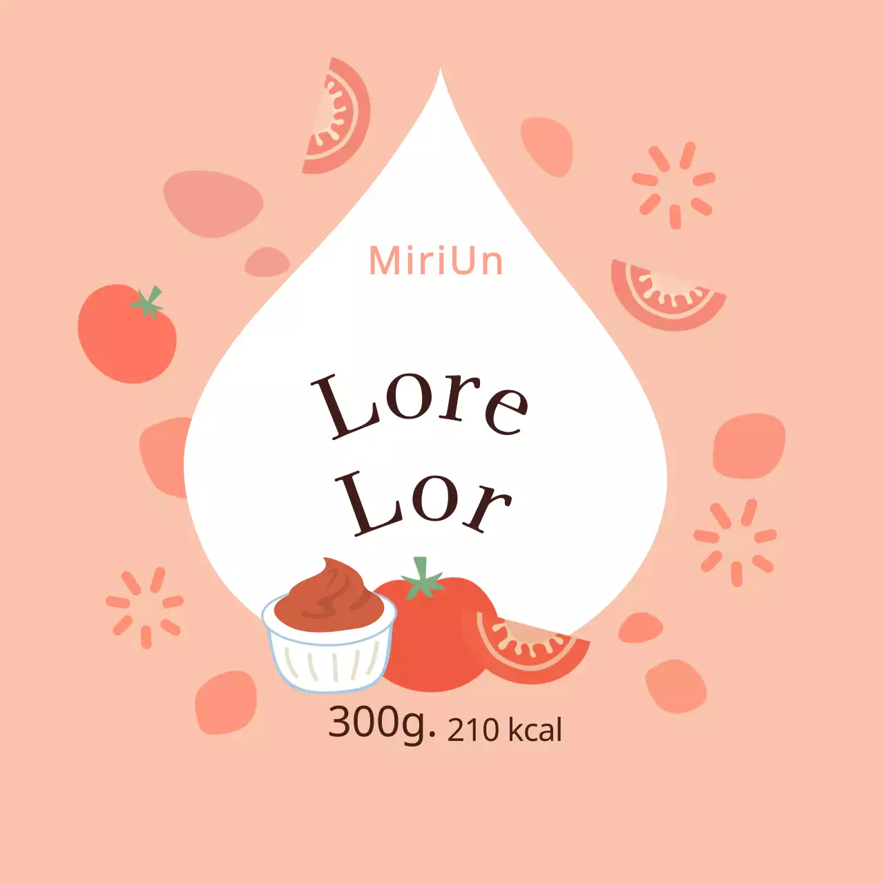 Ketchup pour une jolie sauce de trempage rose