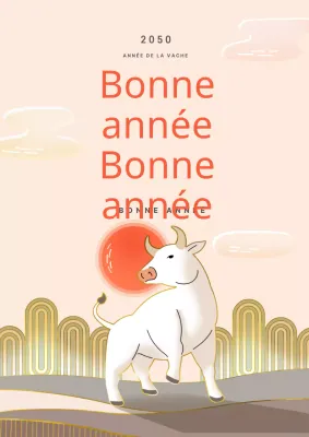 Événement cartes de vœux du Nouvel An