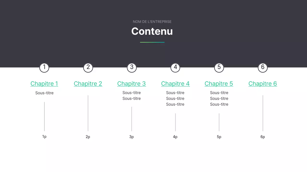 Profil de l'entreprise simple