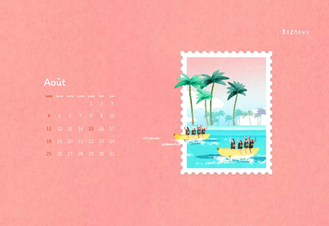 Illustrations de timbres avec un concept chaleureux