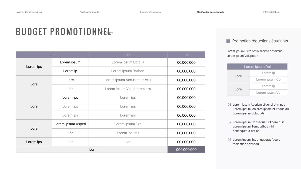 Un programme pour un récital de piano dans des pastels violets apaisants.