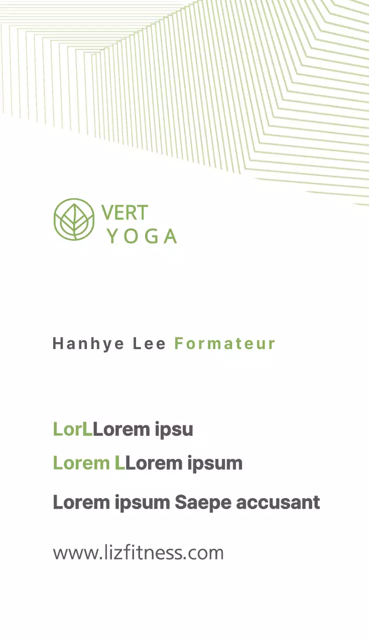 Yoga vert