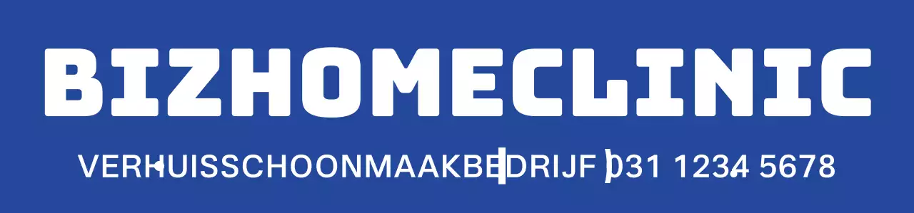 Eenvoudige schoonmaak pictogram logo stijl in marineblauw en lichtblauw wit voor thuis schoonmaker personeel