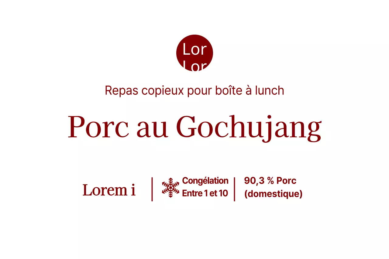 Poitrine de porc sauté telle qu'elle était