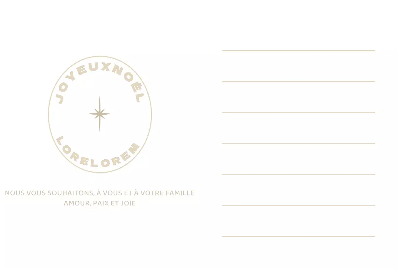 Photo de Noël rouge Carte postale de Noël