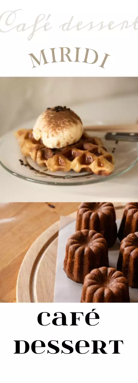 Présentation d'une carte de café émotionnelle dans les tons beige et marron