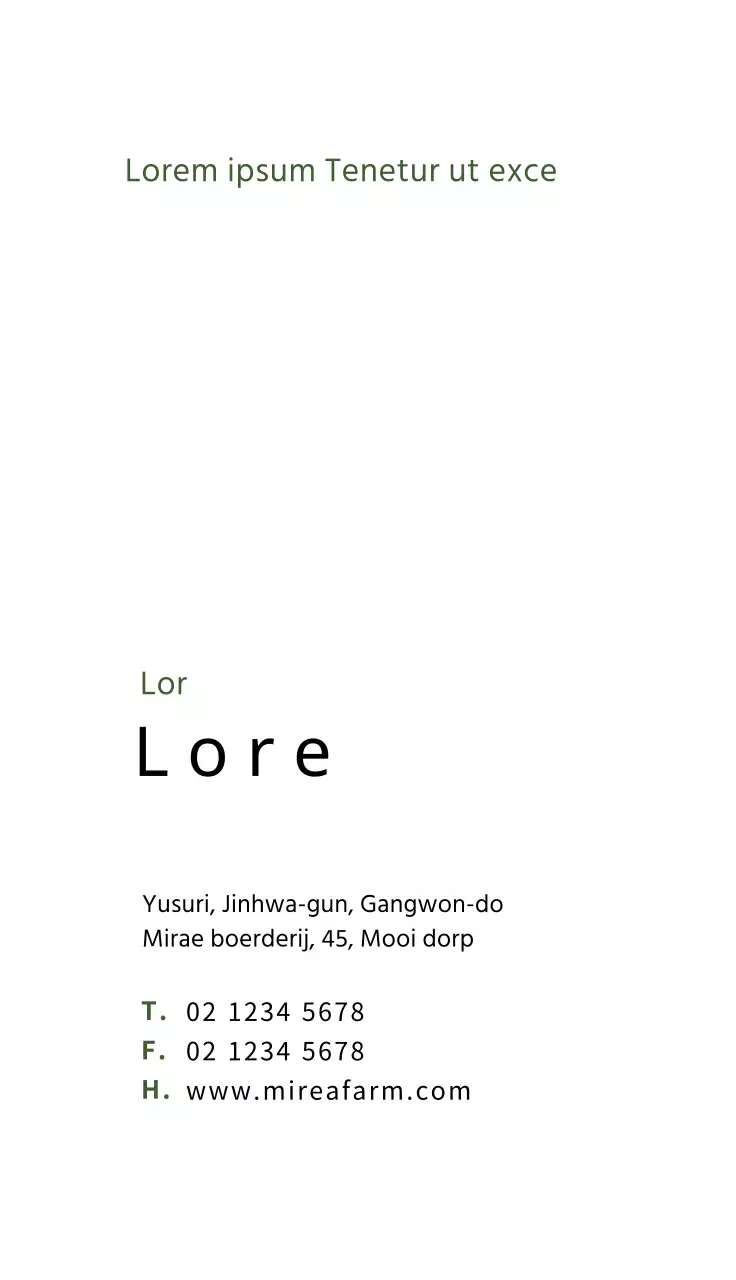 groene illustratie nette boerderij