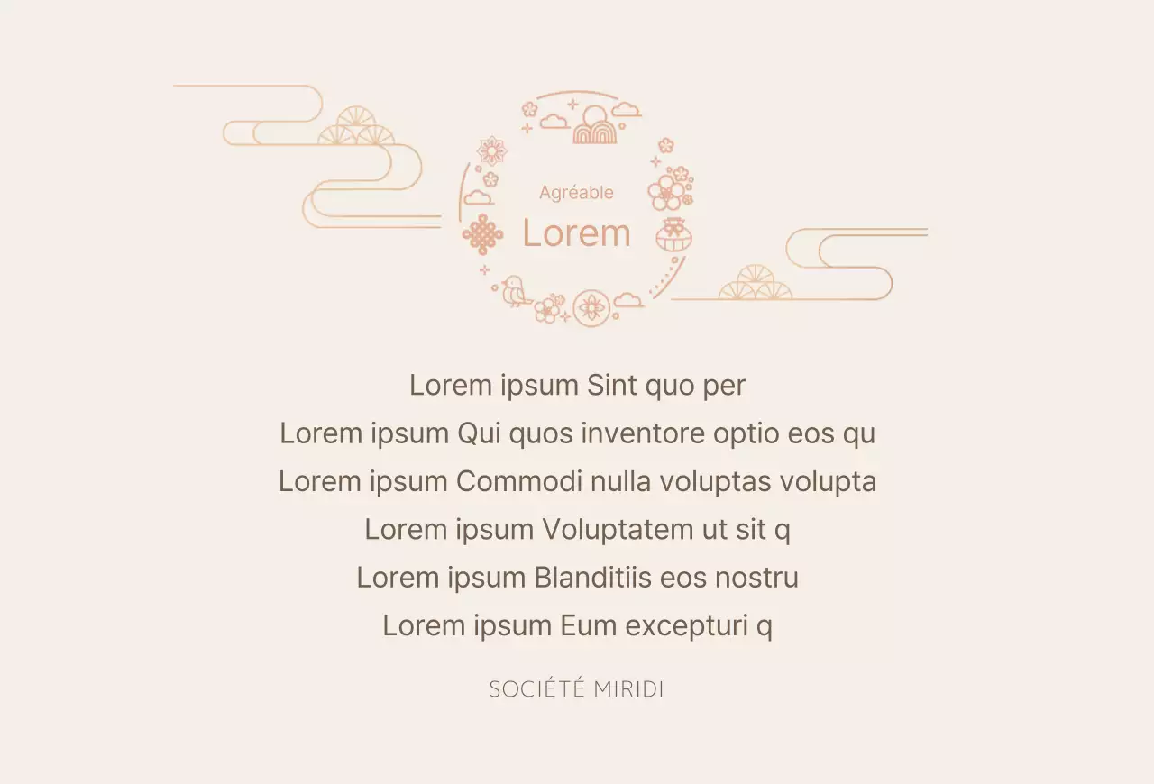 Carte postale moderne et simple de Chuseok