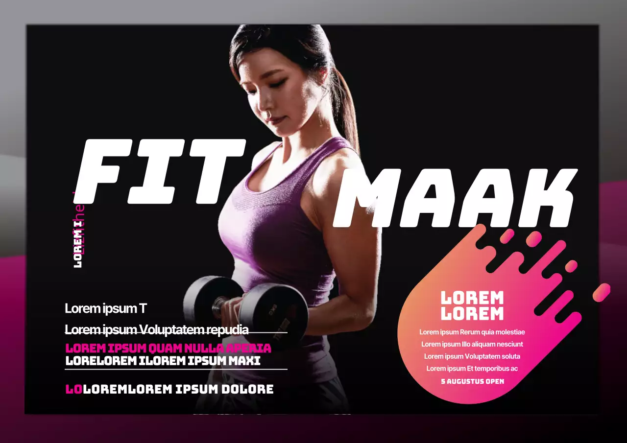 5 weken om te passen