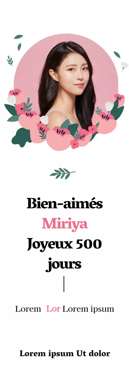 Modèle de maquette_Célébration, Anniversaire