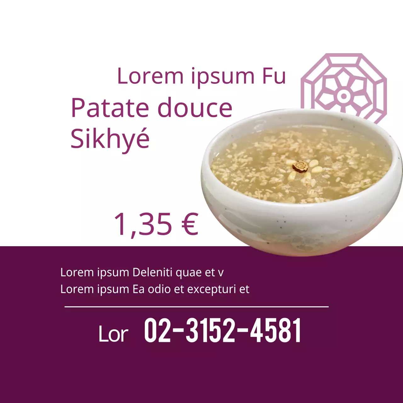 Amazake de patate douce