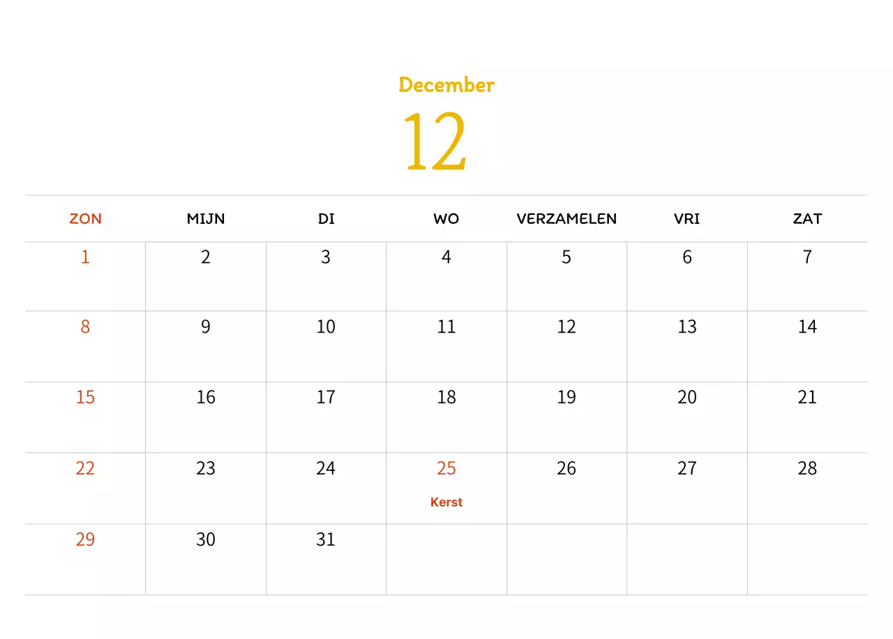 Stempelillustraties met een warm concept