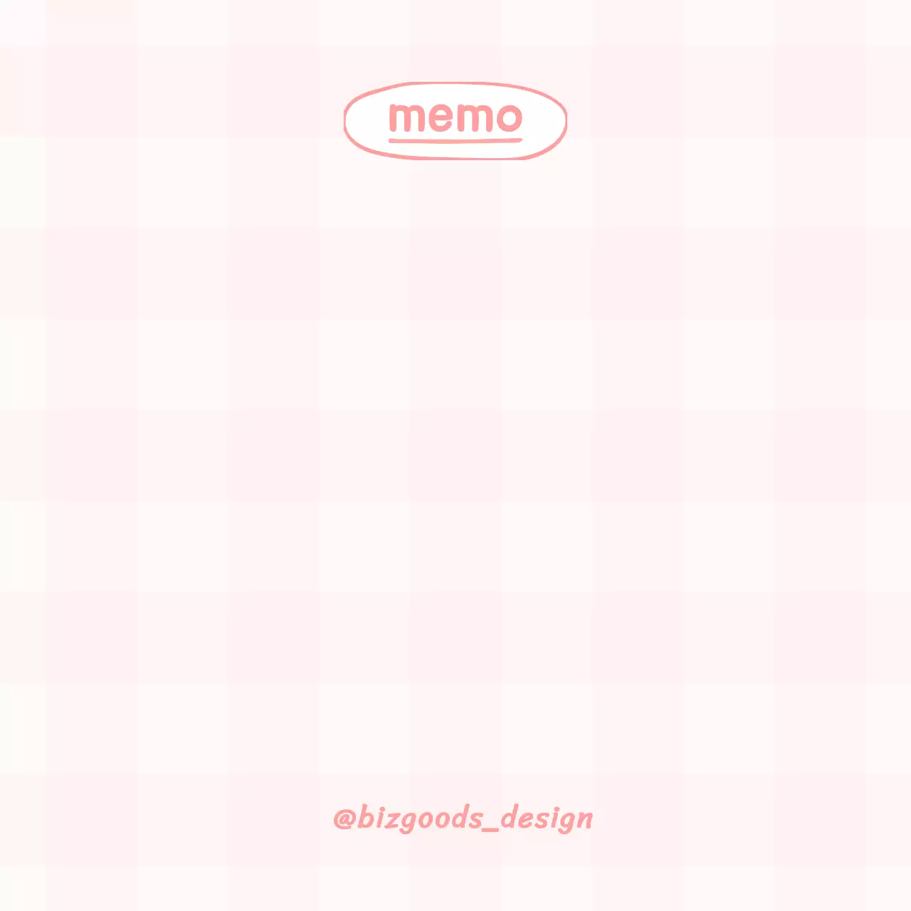 Leuke persoonlijke items met ruitpatroon in verschillende pastelkleuren