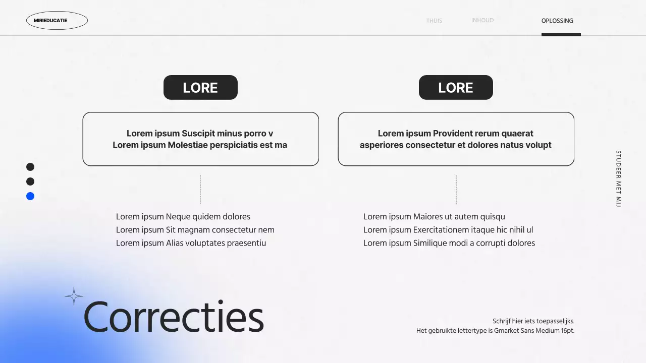 Kitscherige projectopdracht met paarse kleurverlopen