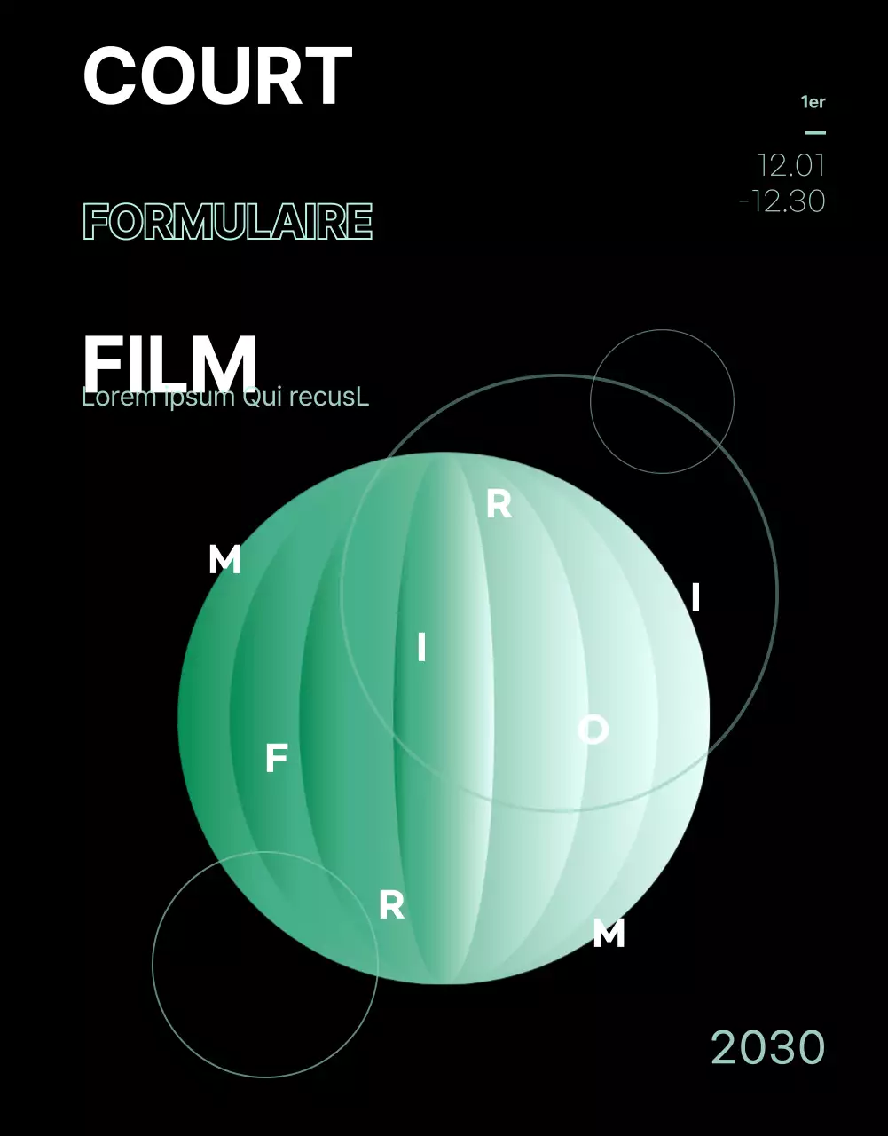 Un pop de menthe simple et branché sur un film court noir En savoir plus