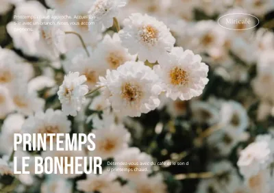 Conception florale printanière