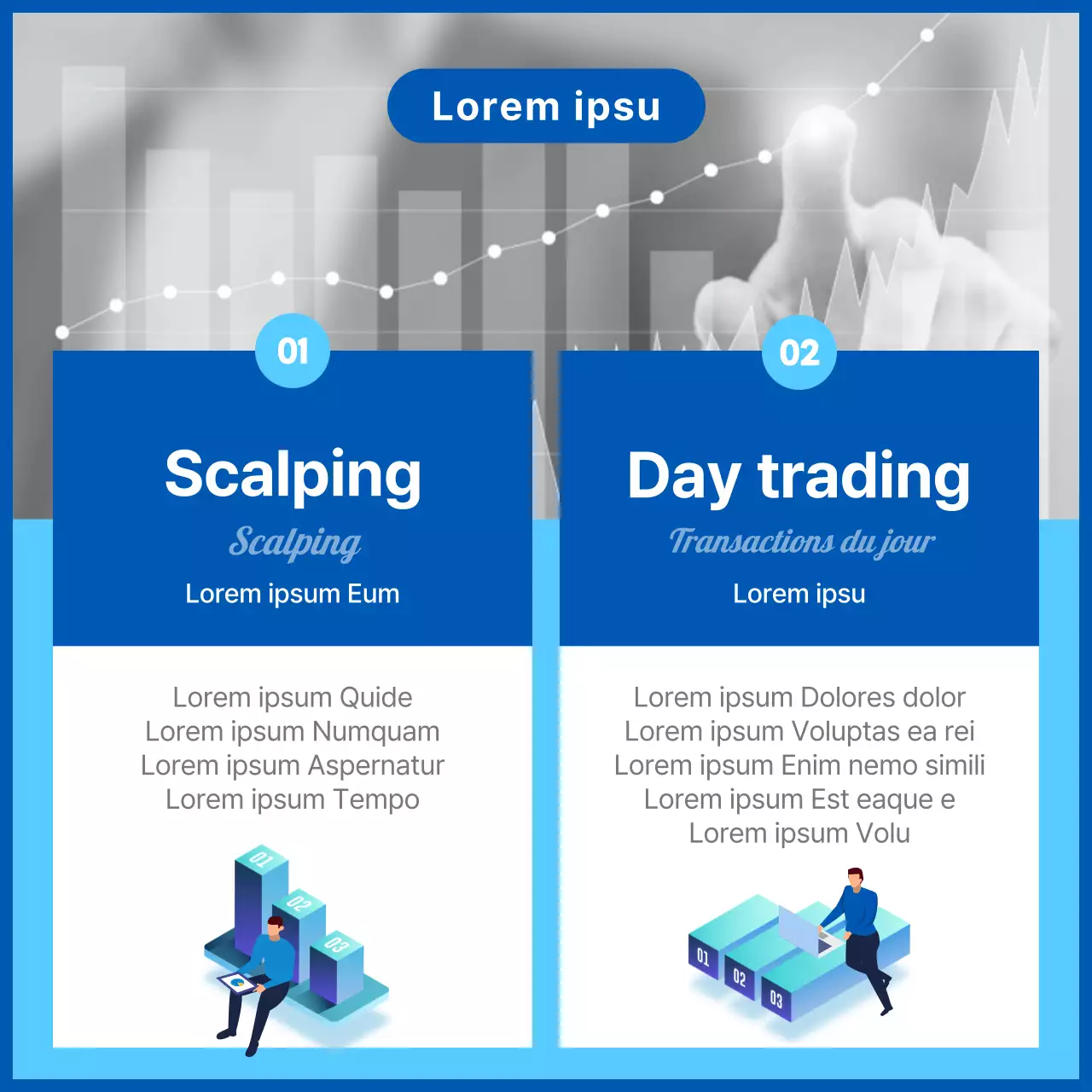 Surligner les illustrations et les photos en bleu Glossaire des termes boursiers