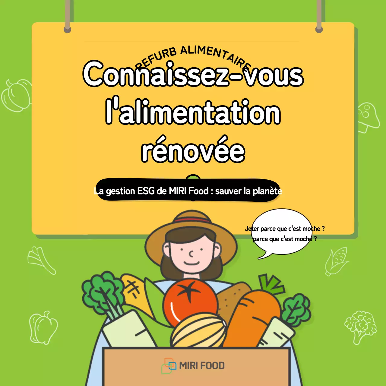 Vert, jaune et orange pour les entreprises de reconditionnement alimentaire Gestion ESG CardNews