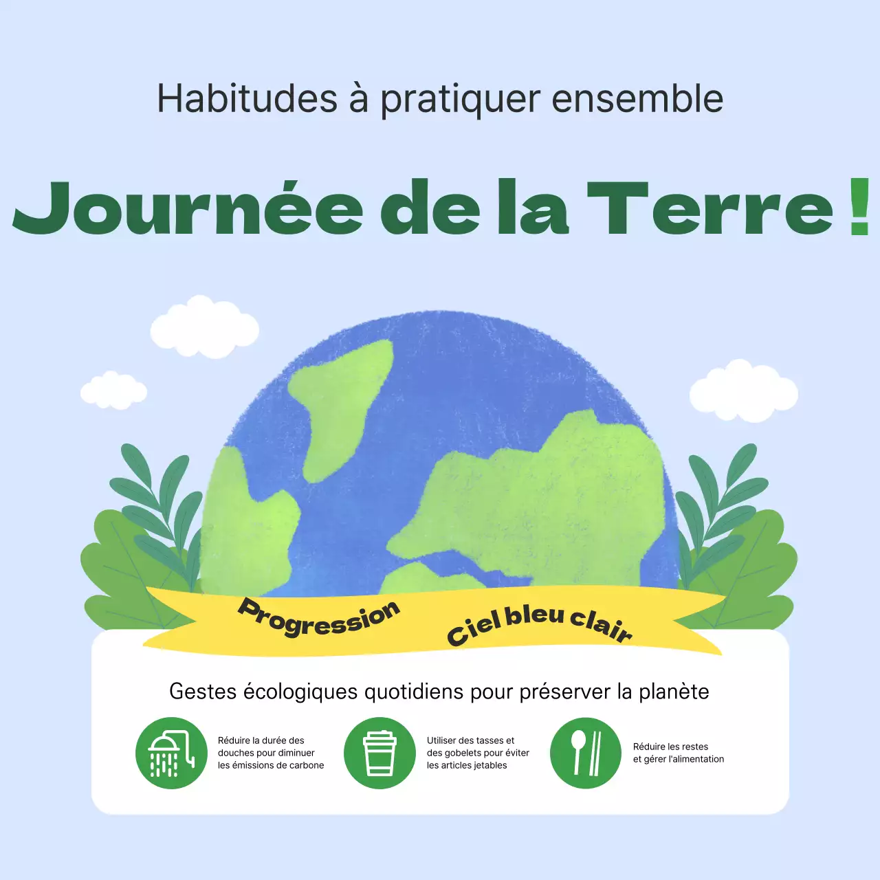 Une campagne verte et mignonne pour la Journée mondiale de l'environnement