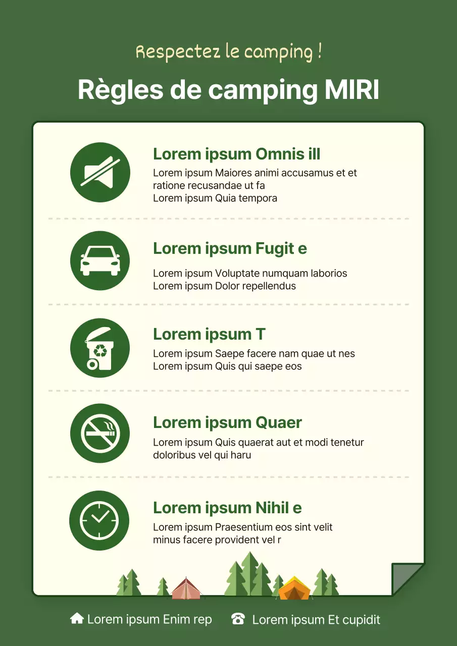 Un guide pour des campings verts et propres
