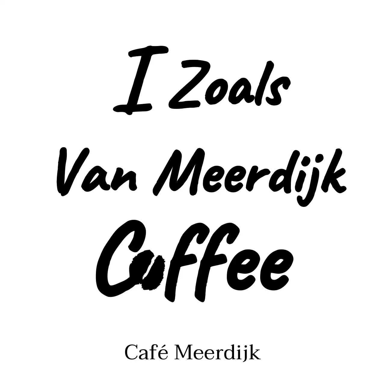Zwart, emotioneel en schoon tekstkopie layout cafe