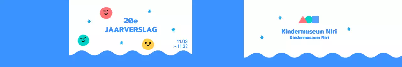 Vier blauw, kleurrijk en helder