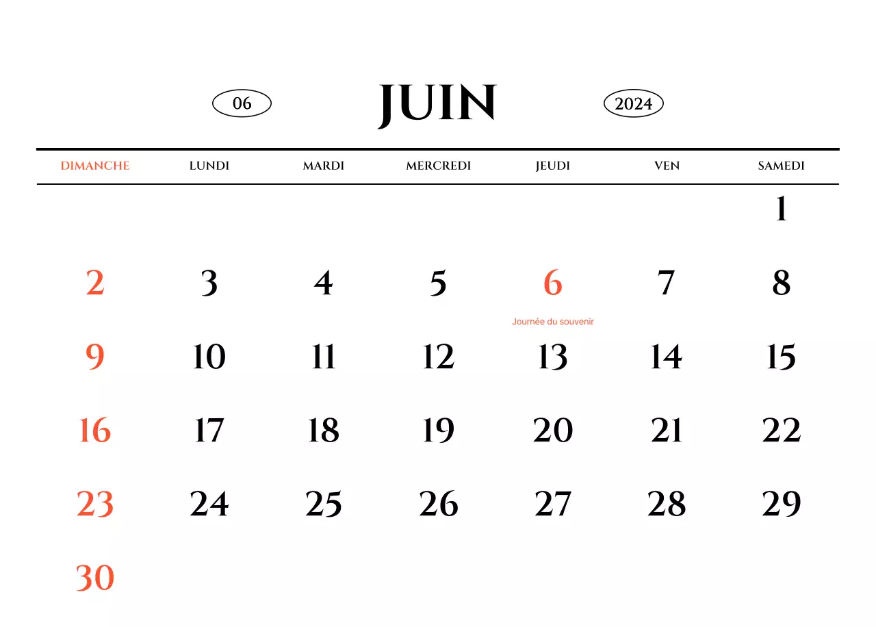 Calendrier mural de style simple avec un concept de photographie de voyage émotionnelle en noir et blanc