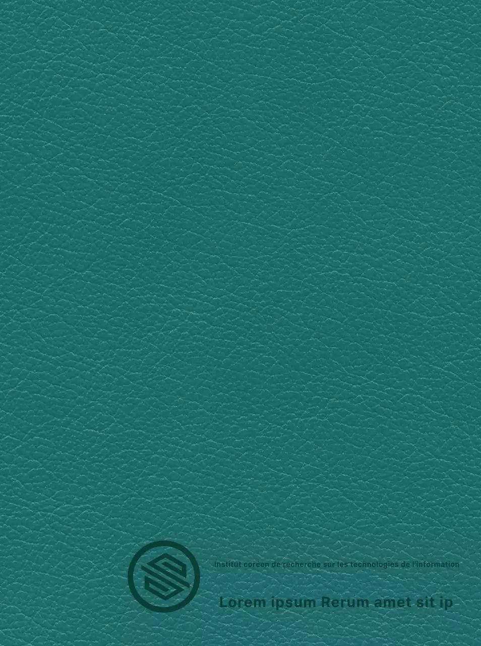 Couverture de l'agenda officiel du gouvernement avec le logo de l'Institut d'Haïti