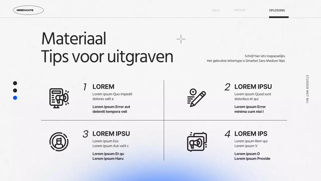 Kitscherige projectopdracht met paarse kleurverlopen