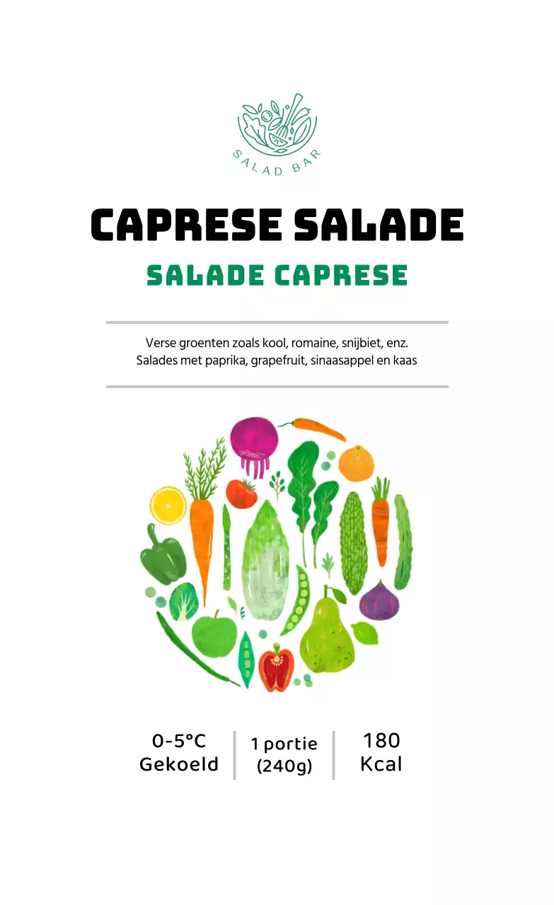 Abstracte illustratie sla-etiket