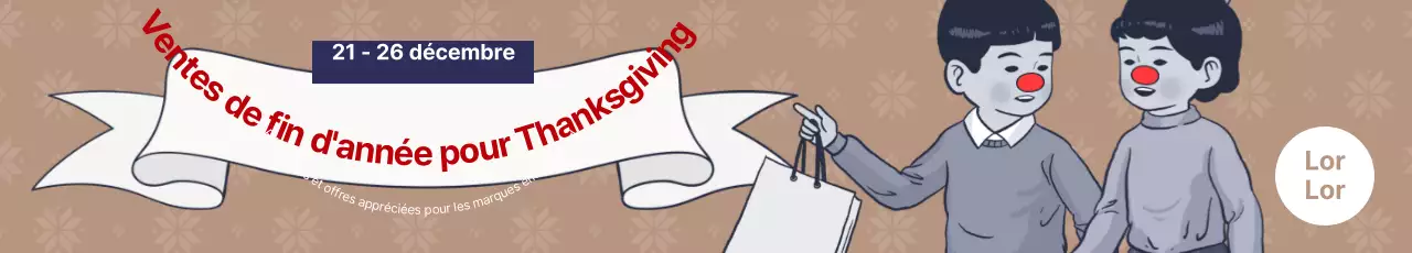 La joie des fêtes de fin d'année