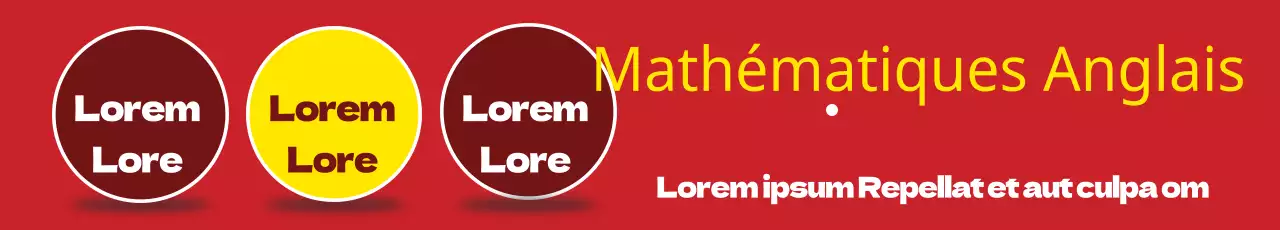 MathématiquesAnglais