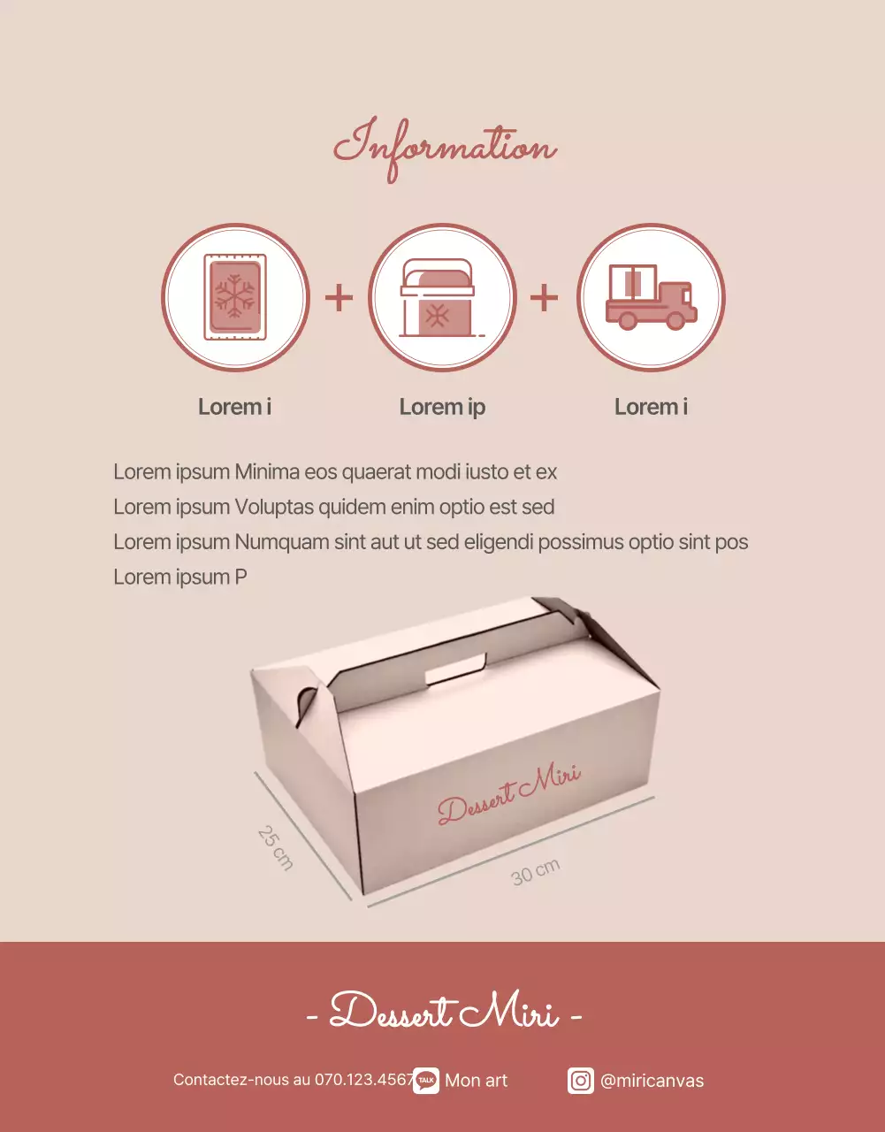 Macarons modernes de la Journée Blanche en rose et beige Product Brief