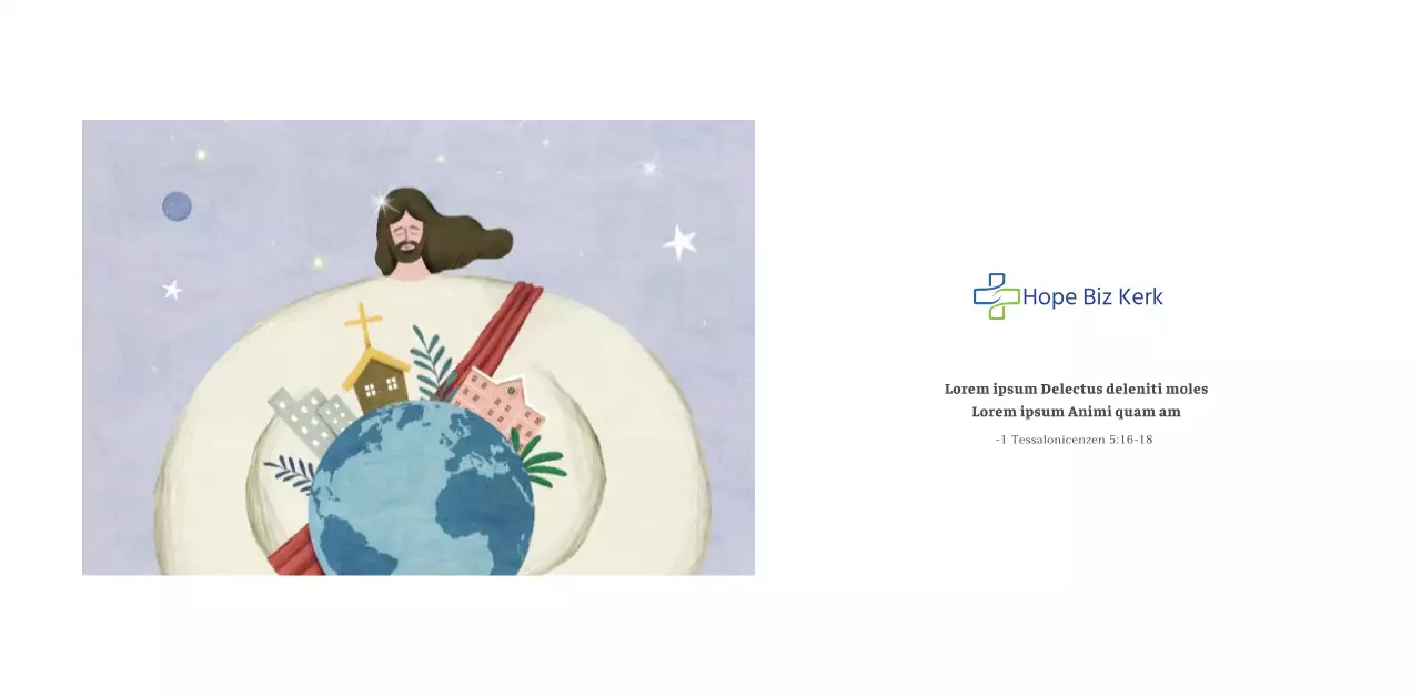 Kerkkalender met warme illustraties