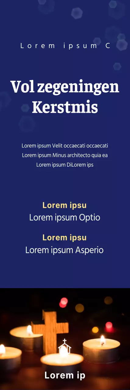 Een gezegende kerstdienst