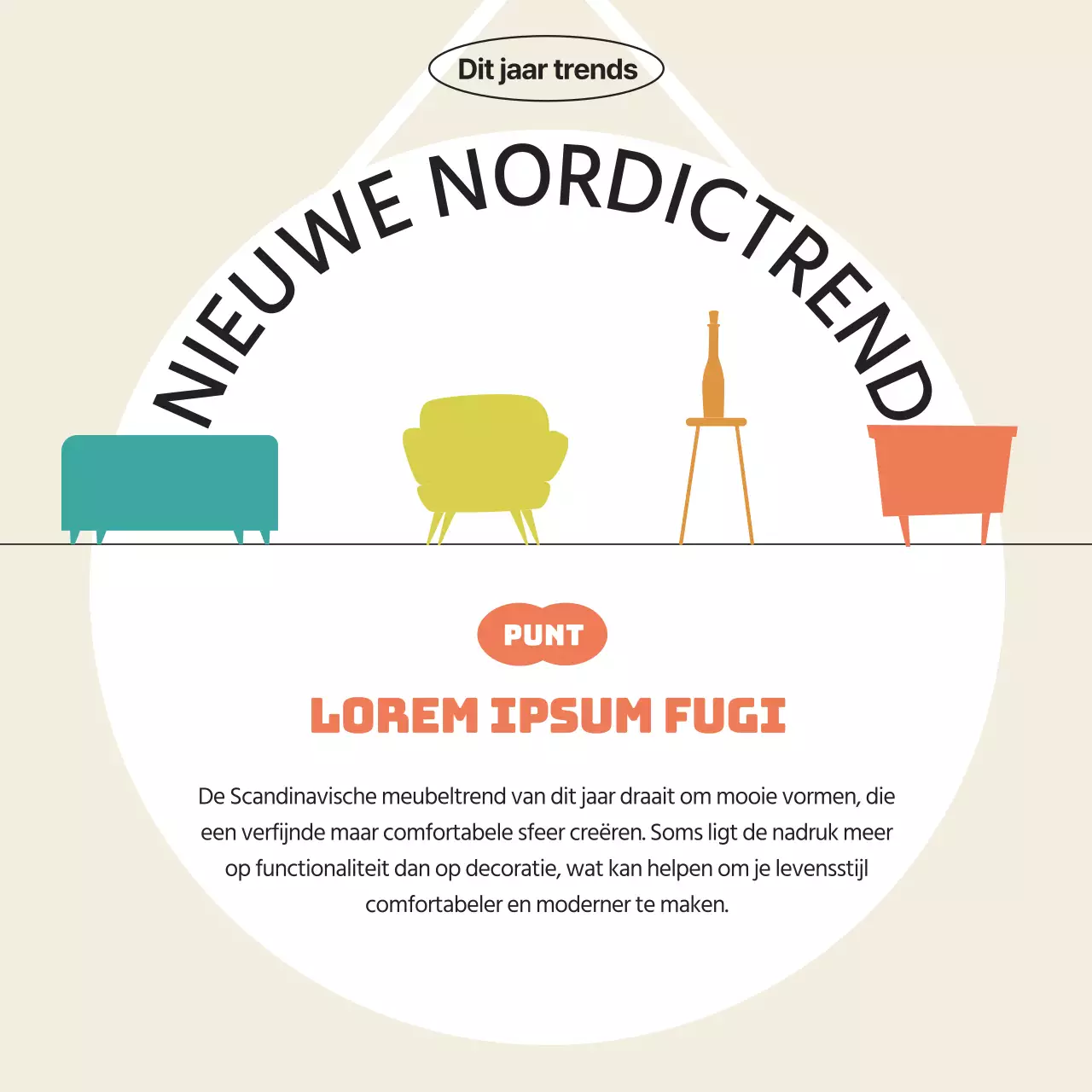 Een selectie van strakke, rustgevende interieurs in vintage oranje.