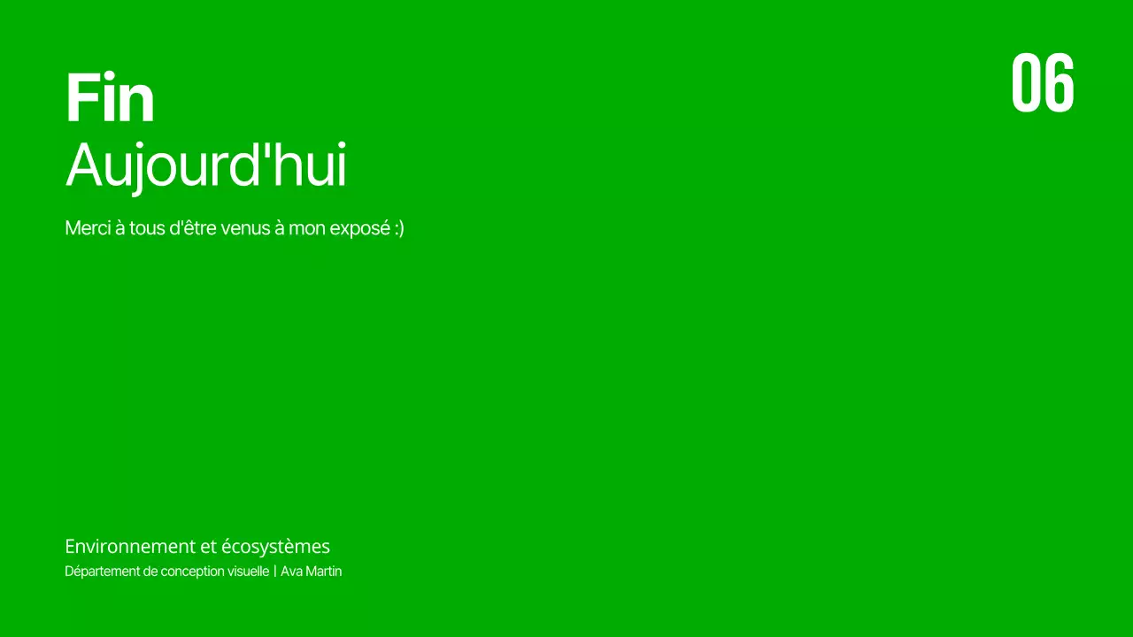 Création d'un globe vert