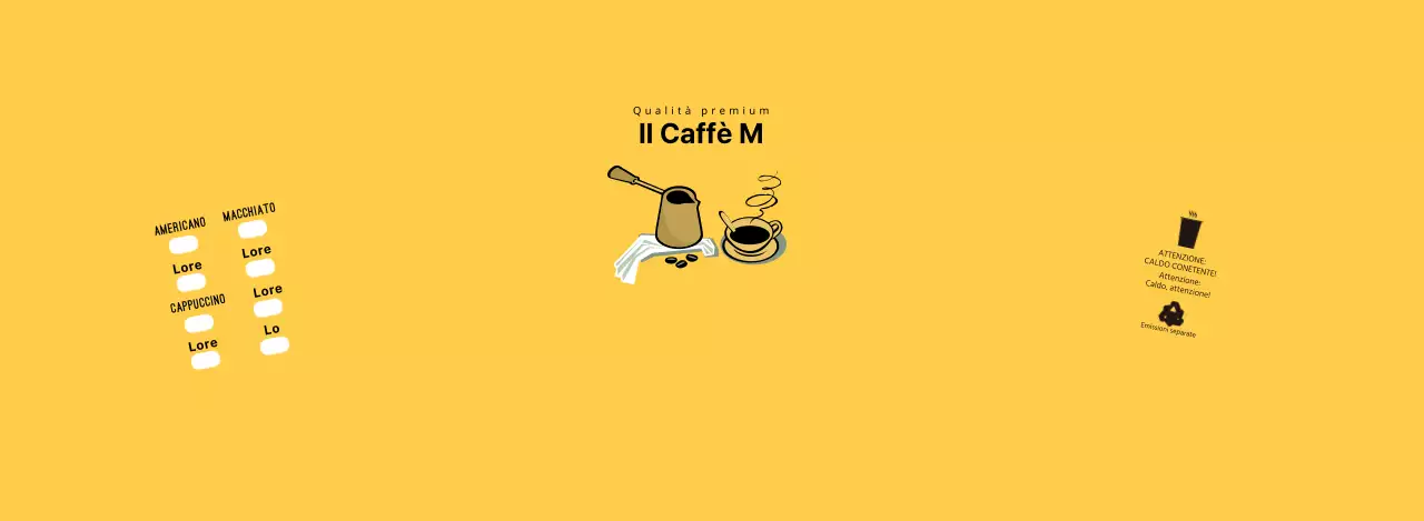 Lista di controllo del Caffè Giallo Illustrato