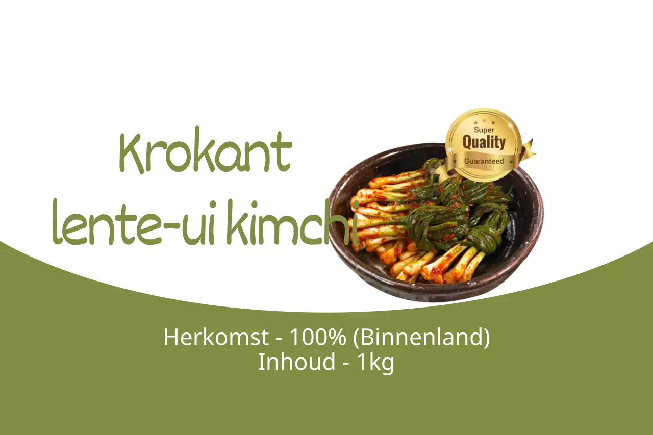 Krokante lente-ui kimchi