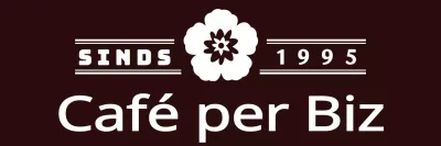 Stijlvol, eenvoudig logo in groen voor cafépersoneel