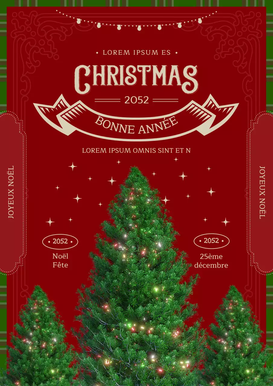 Guide des fêtes de fin d'année en rouge et vert