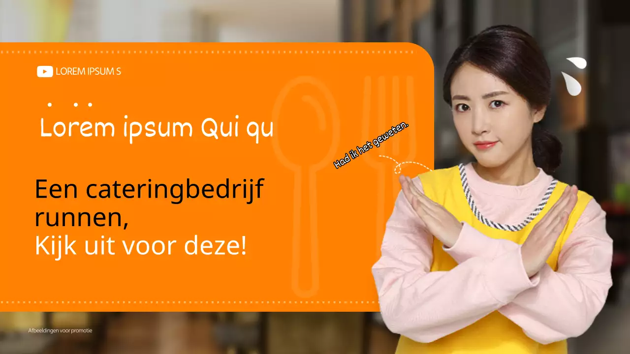 Voorzorgsmaatregelen oranje catering