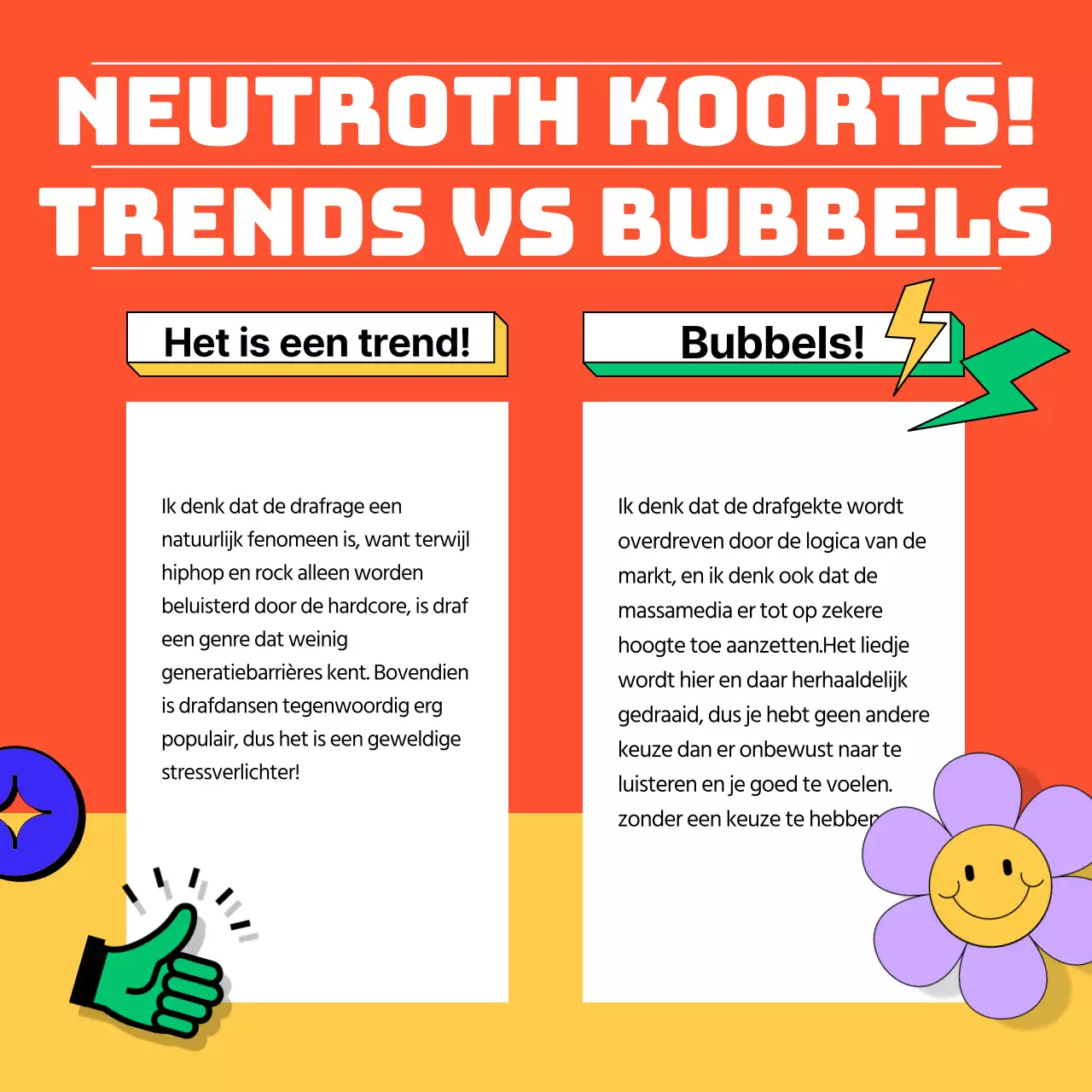 Maak kennis met de nieuwe oranje, retro, emotionele karaoke tune