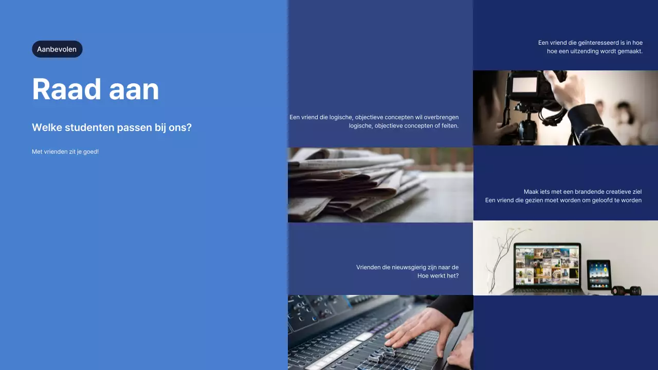 Een eenvoudige blauwe en lichtblauwe sollicitatiebrief voor een mentorafdeling