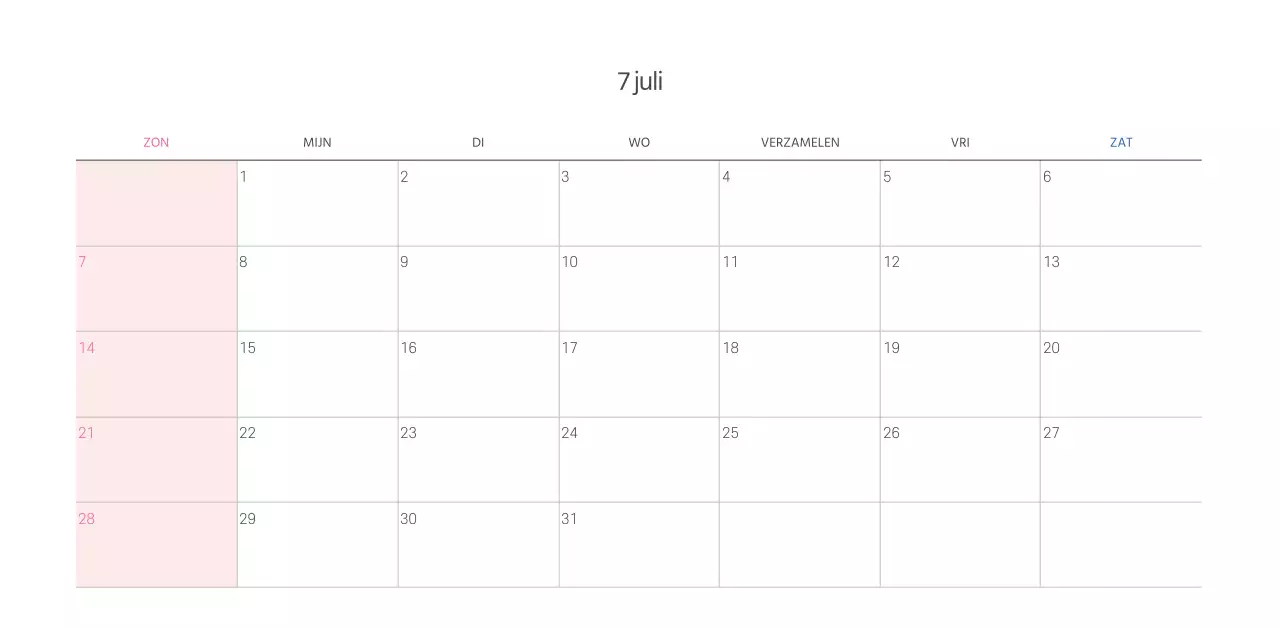 Kerkkalender met warme illustraties