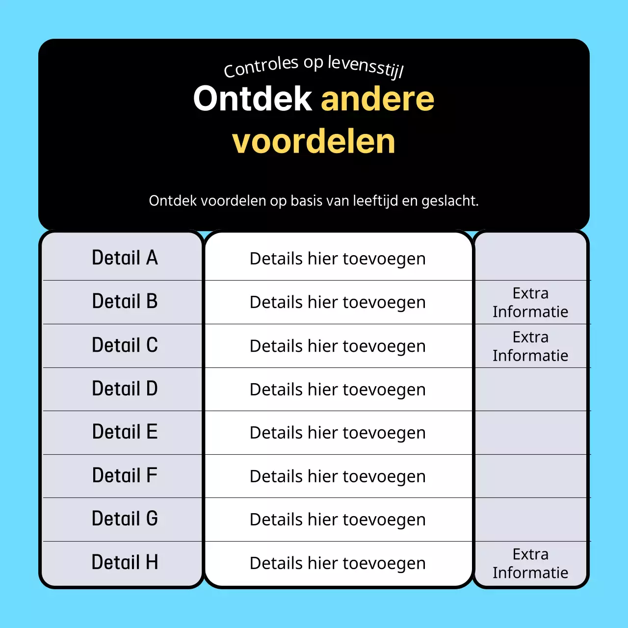 Eenvoudig lichtblauw en zwart 3D-pictogram om te zien wie een gezondheidscontrole nodig heeft