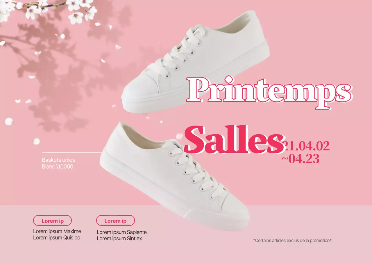 Pink Photo Highlight Neat Spring Cosmetics Sale Event