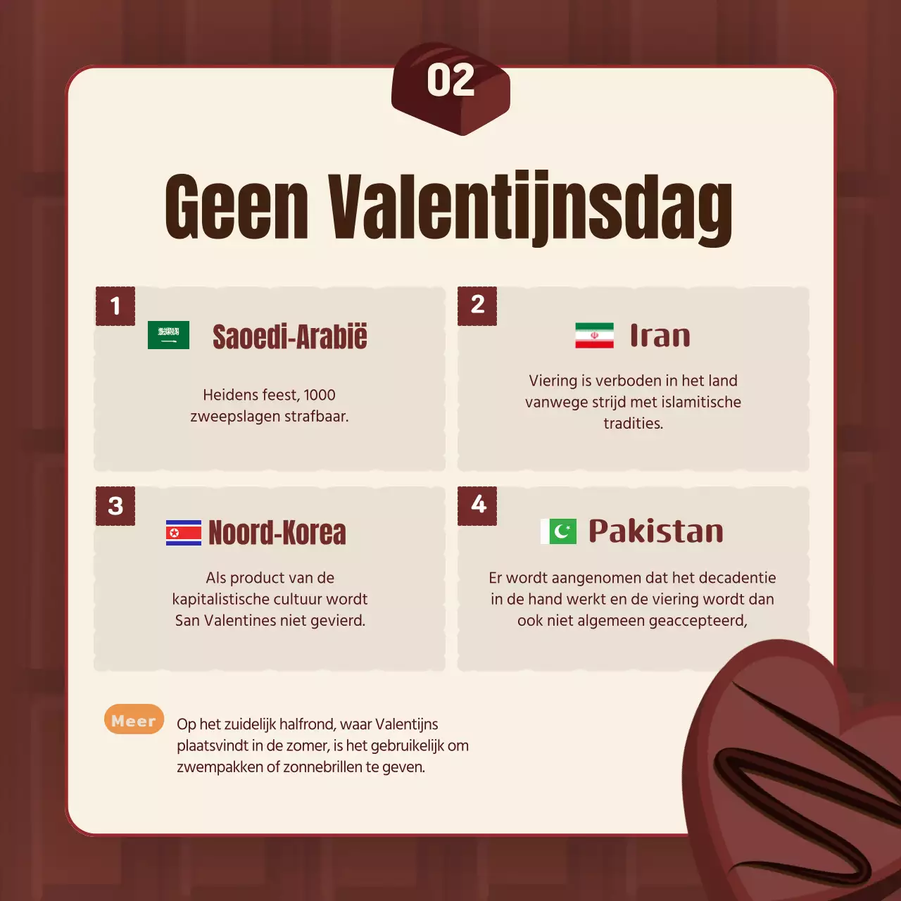 Valentijnsdag TMI in bordeaux en bruin