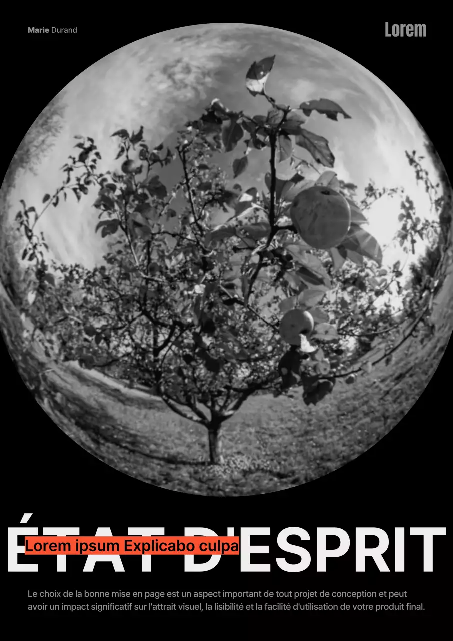 Autobiographie d'un arbre déformé en noir et blanc