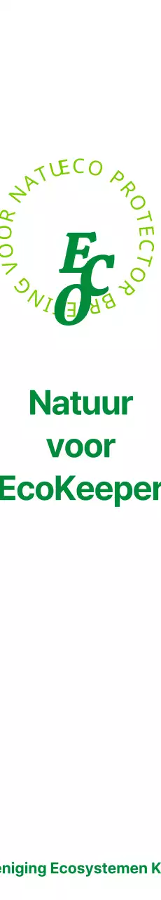 Eenvoudige tekst-symbool logostijl met een groen kleurenschema Ecologische vereniging publiciteit en promotie